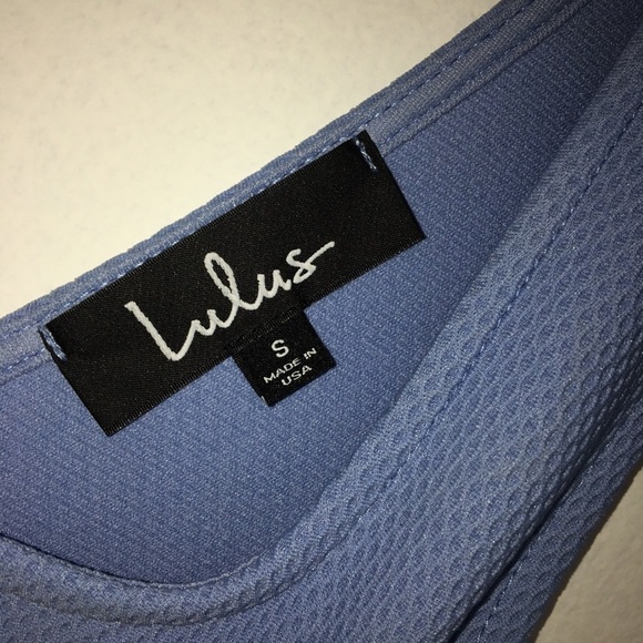 Lulus Light Blue Periwinkle Skater Dress Size Small NWOT - Picture 9 of 13